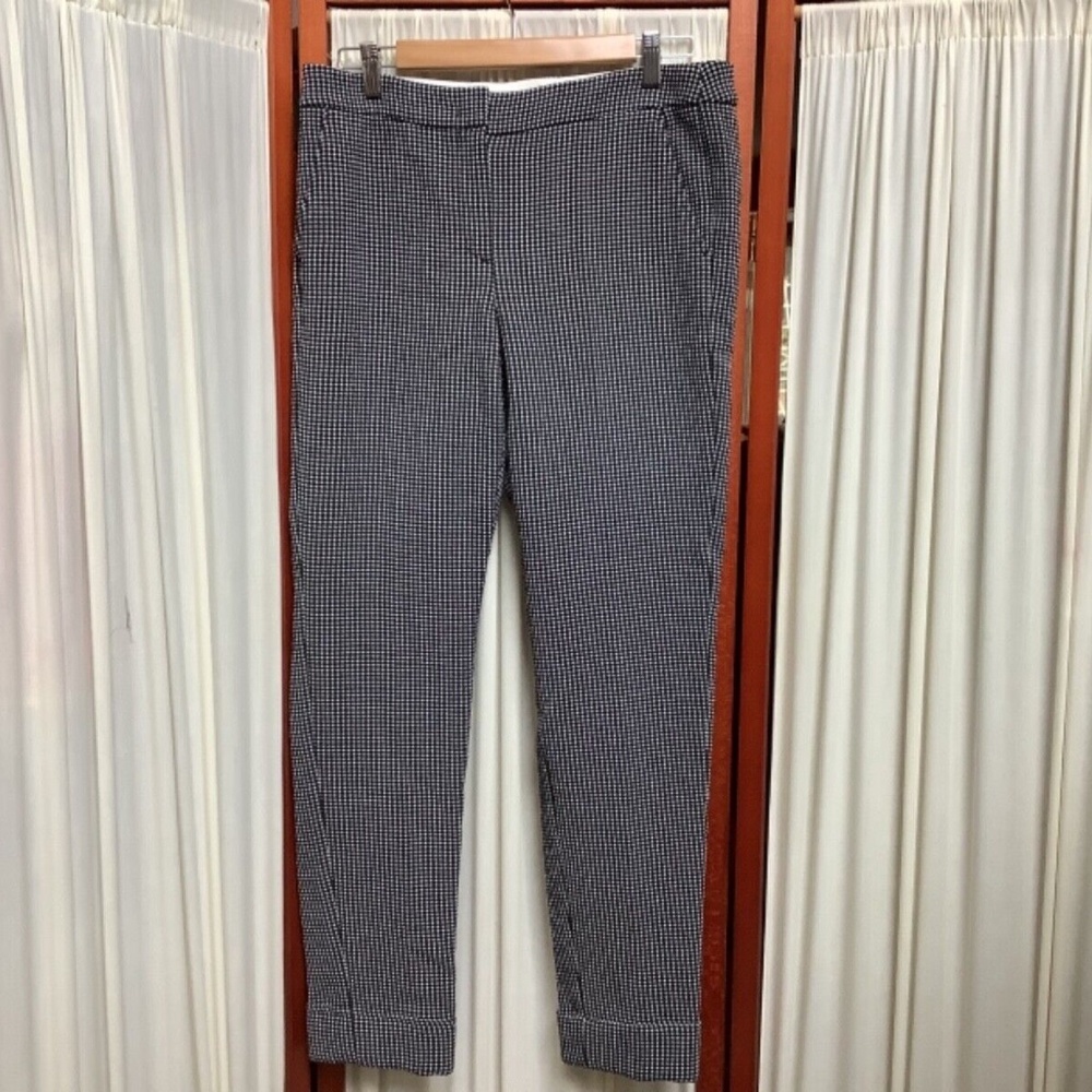 ARMANI COLLEZIONI Pants Trousers Black / White Heavyweight Career Size 8